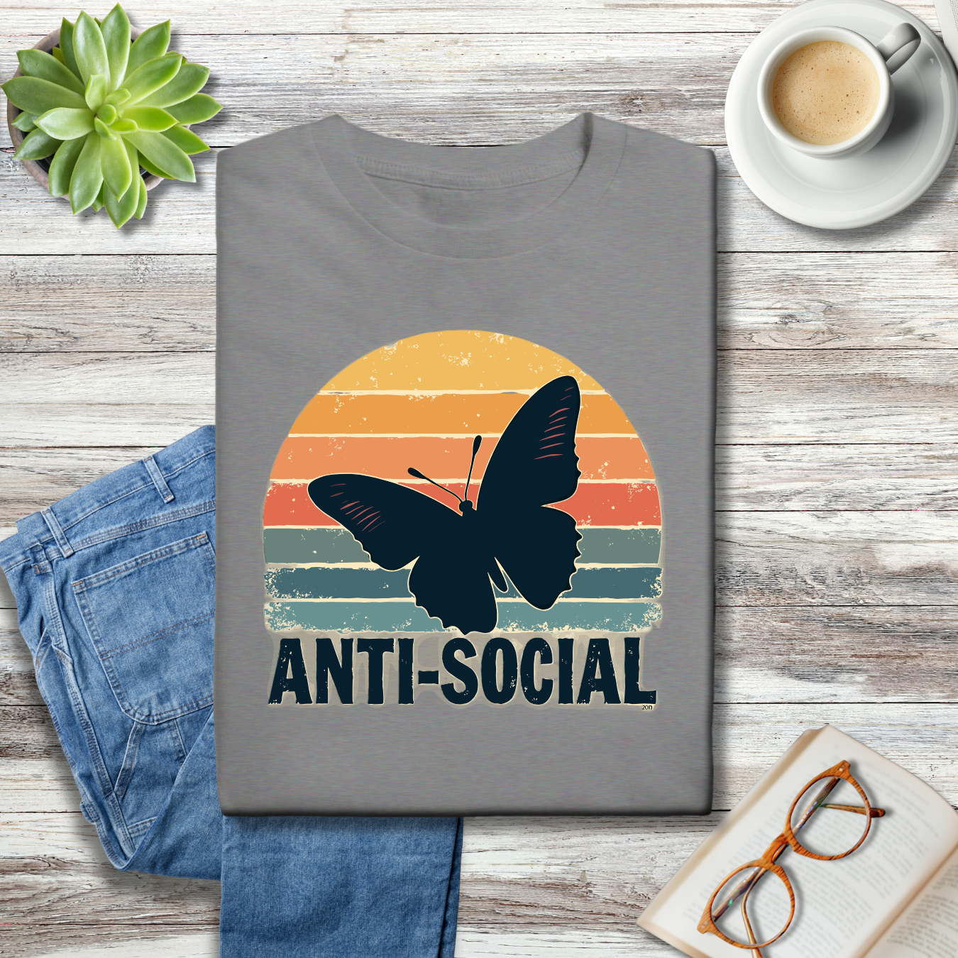 Retro Butterfly