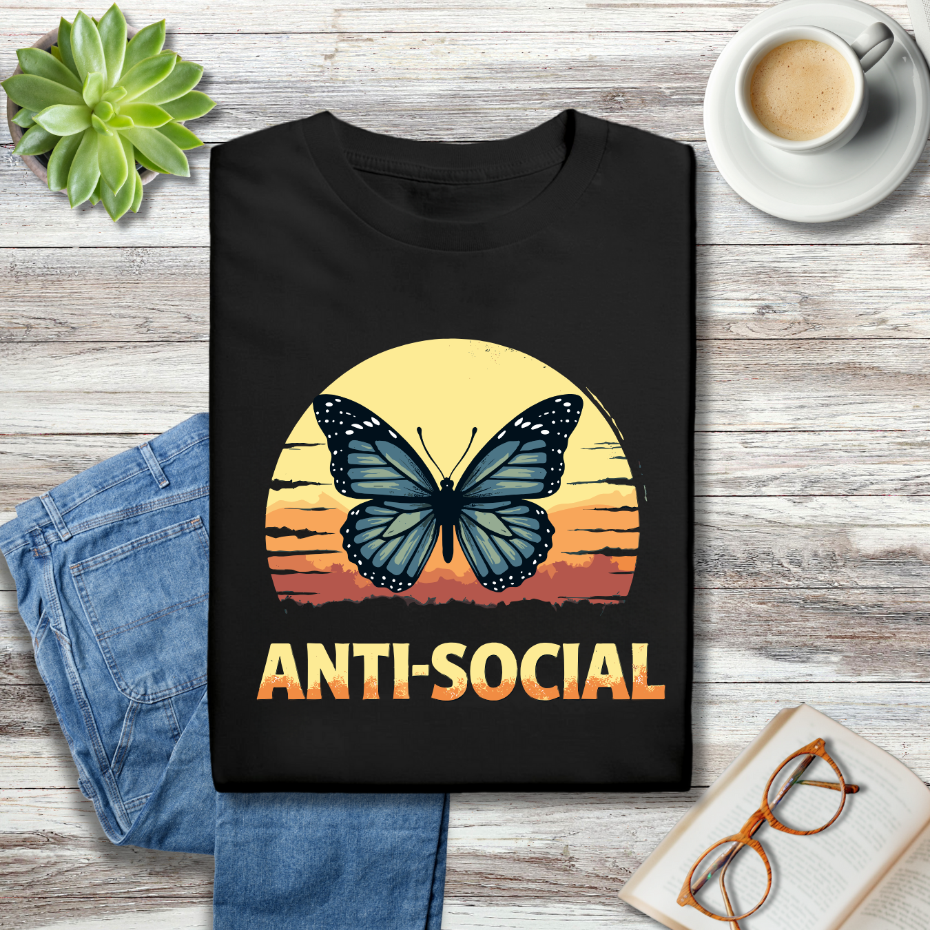 Butterfly Sunset