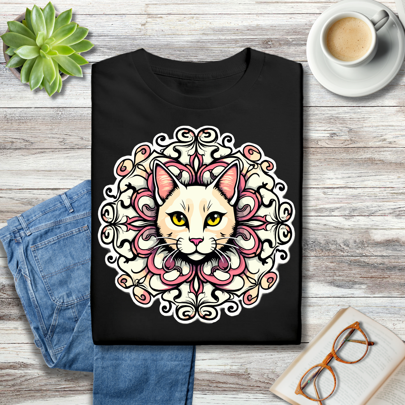 Pink Elegant Cat