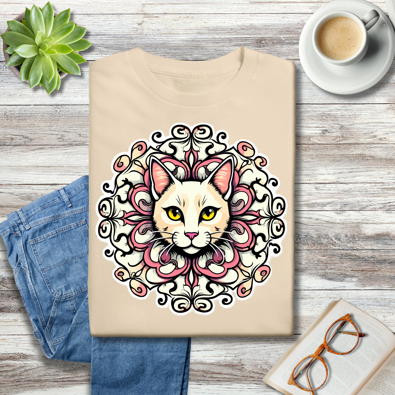 Pink Elegant Cat