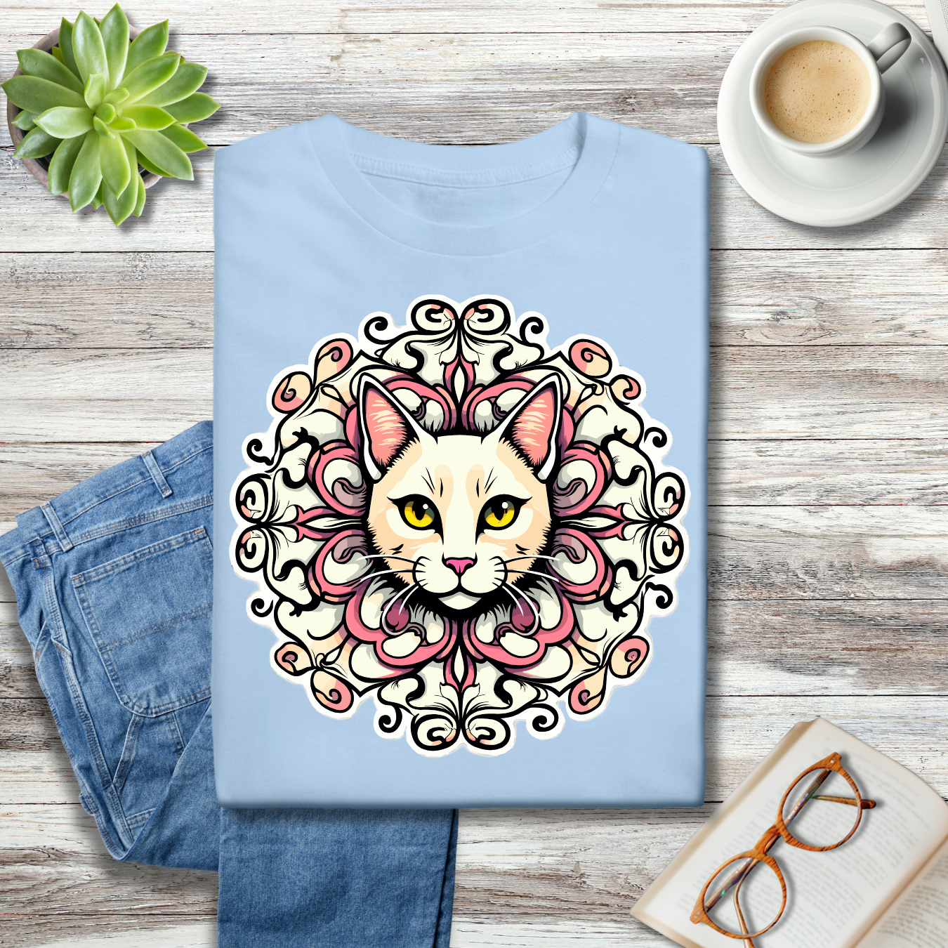 Pink Elegant Cat