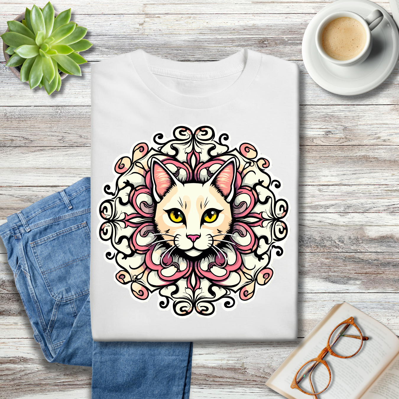 Pink Elegant Cat