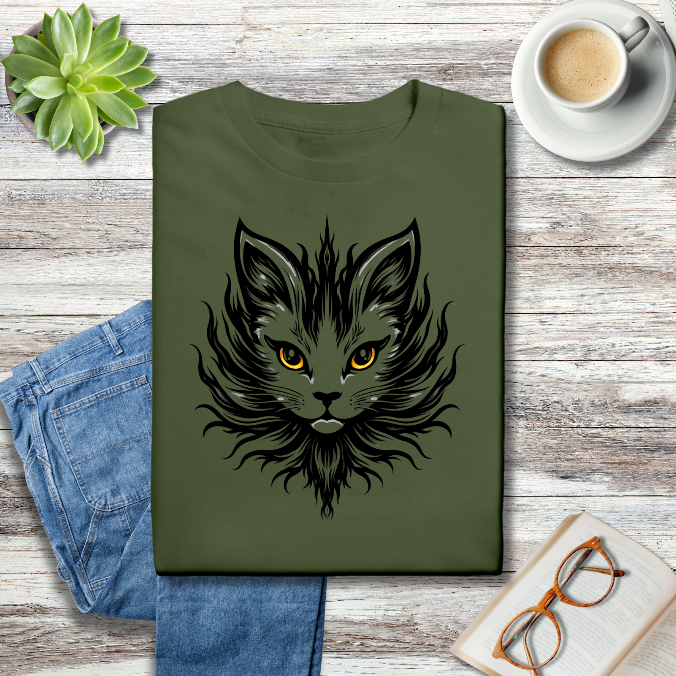 Fiery Cat