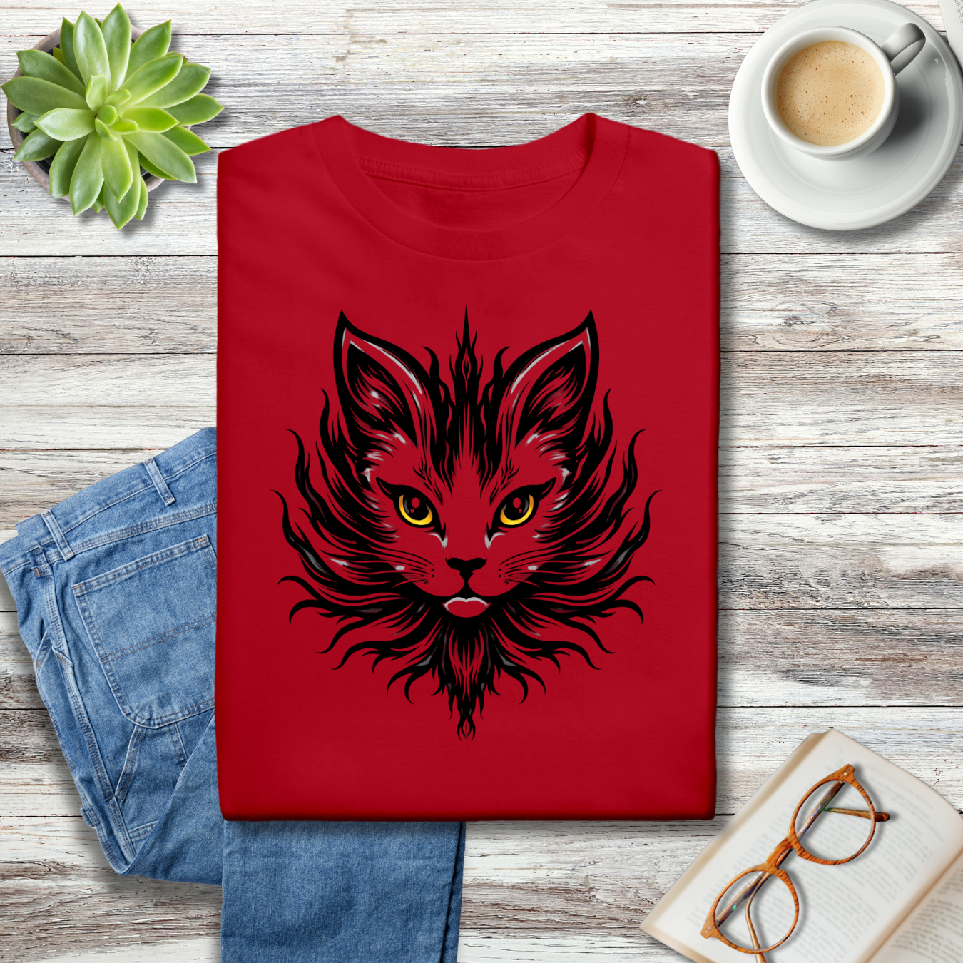 Fiery Cat