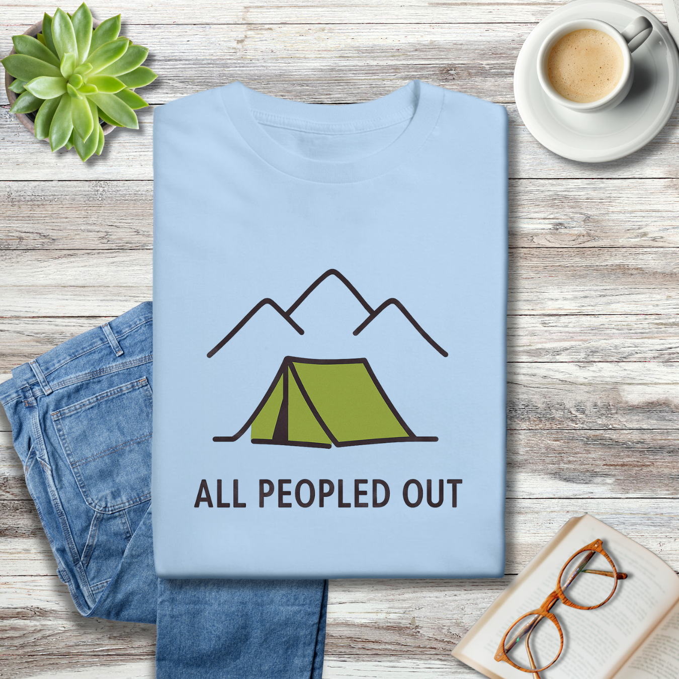 All Peopled Out Outdoors-A